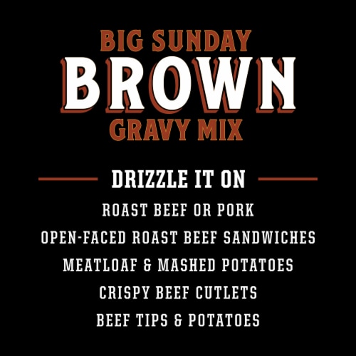 Fire & Smoke Society® Big Sunday Brown Gravy Mix Perspective: bottom