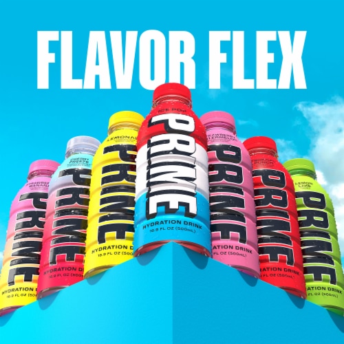 Prime Hydration Ice Pop Sports Drink Bottle Perspective: bottom