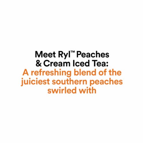 The Ryl Co.™ Peaches & Cream Antioxidant Blend Iced Tea With Benefits Perspective: bottom
