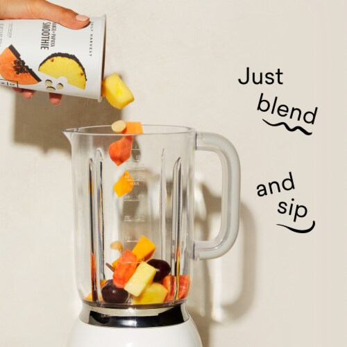 Daily Harvest Strawberry + Peach Smoothie Perspective: bottom