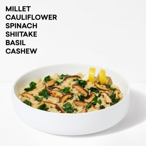 Daily Harvest Spinach + Shiitake Grits Harvest Bowl Perspective: bottom