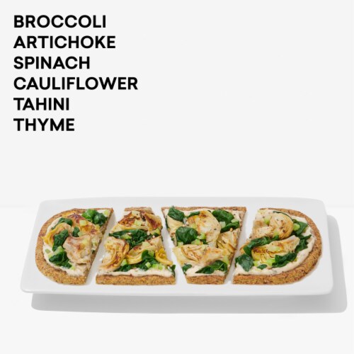 Daily Harvest Artichoke + Spinach Flatbread Perspective: bottom