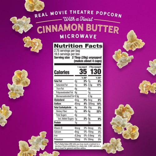 AMC Theatres Perfectly Popcorn™ Cinnamon Butter Popcorn Perspective: bottom
