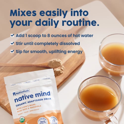 NativePath Native Mind, 65 g, 2.29 oz, 30 Servings Perspective: bottom