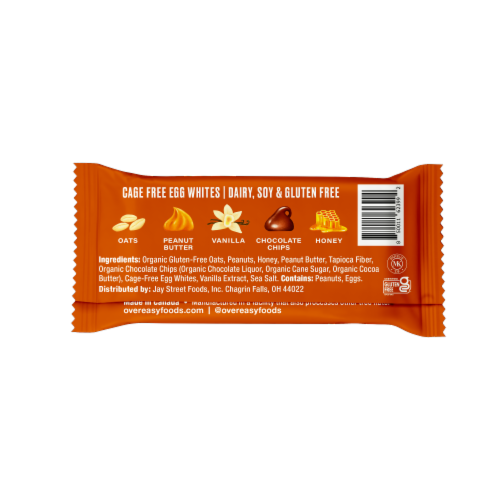 Over Easy™ Peanut Butter Dark Chocolate Soft & Chewy Oat Bars Perspective: bottom