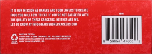 Organic Mary's Gone Crackers™ Original Crackers Perspective: bottom