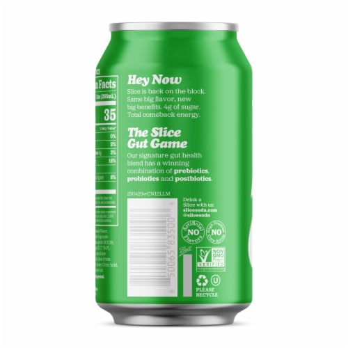 Slice Lemon Lime Healthy Soda Perspective: bottom