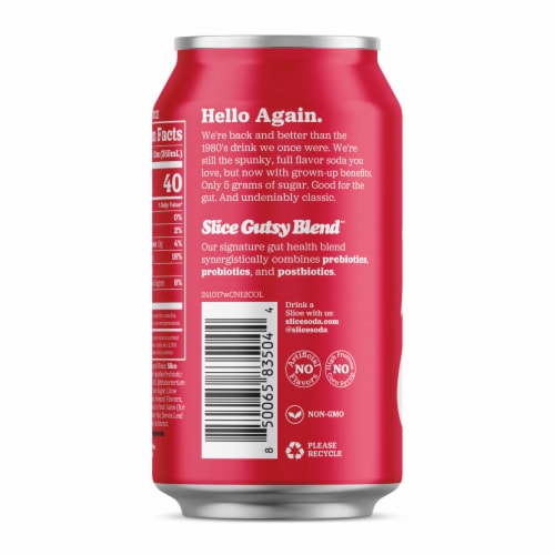 Slice Classic Cola Healthy Soda Perspective: bottom