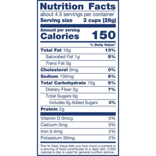SkinnyPop Original Popcorn Perspective: bottom