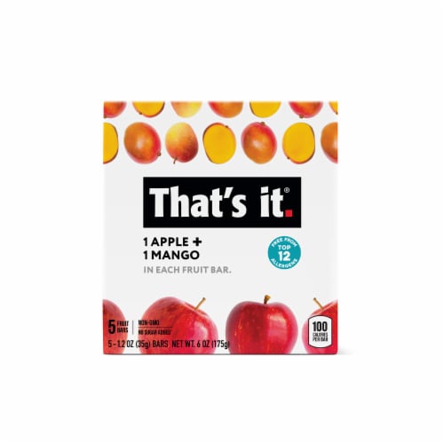 That's It Apple and Mango Fruit Bars Perspective: bottom