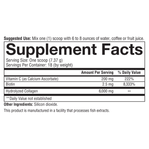 Youtheory® Skin, Hair & Nail Unflavored Formula Collagen Powder Perspective: bottom