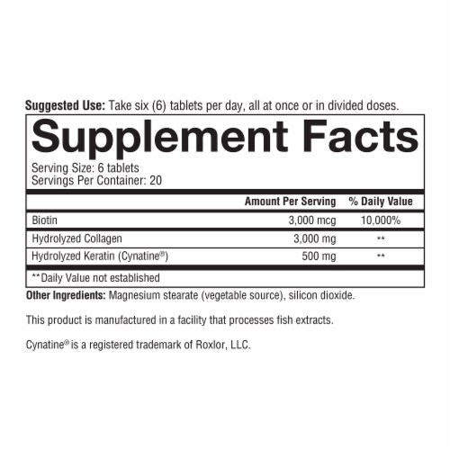 Youtheory® Hair Collagen + Keratin Mini Tablets Perspective: bottom