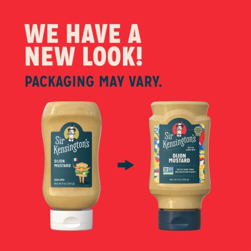 Sir Kensington's Vegan & Paleo Dijon Mustard Gluten-Free Condiment Perspective: bottom