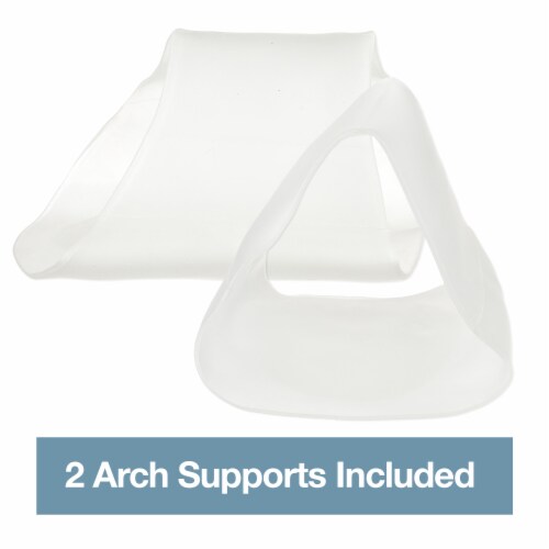 ZenToes Gel Arch Supports for Plantar Fasciitis, Flat Feet, Foot Support - 1 Pair (Small) Perspective: bottom