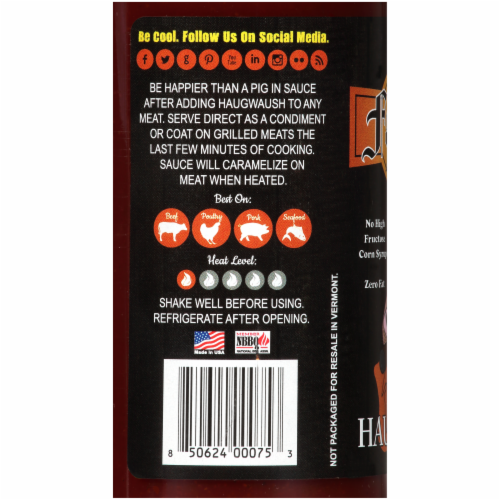 Fat Boy Haugwaush BBQ Sauce Perspective: bottom