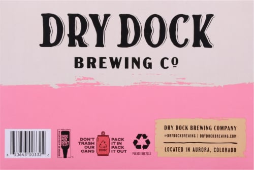 Dry Dock Brewing Tropical Sour Ale Beer Perspective: bottom