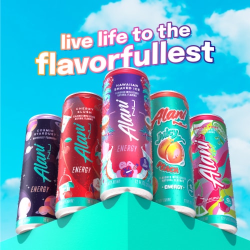 Alani Nu Hawaiian Shaved Ice Energy Drink Can Perspective: bottom