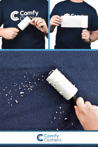 Comfy Clothiers Classic Peel 5-Pack Lint Roller Perspective: bottom