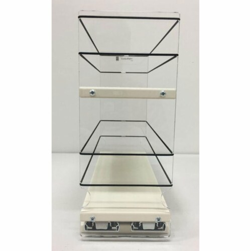 Vertical Spice Cabinet Mounted 2 Tier Sliding Storage Drawer Organizer,  Cream, 1 Piece - Fry's Food Stores