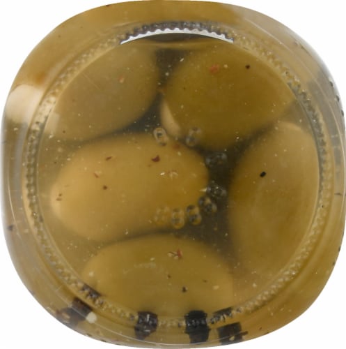 Dirty Sue™ Blue Cheese with Cracked Black Pepper Stuffed Olives Perspective: bottom