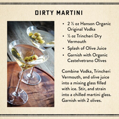 Hanson of Sonoma Organic Original Grape-Based California Family Made Vodka 750 ml Perspective: bottom
