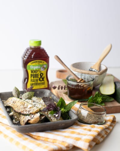 Carmichael’s® Pure Raw & Unfiltered Organic Honey Perspective: bottom