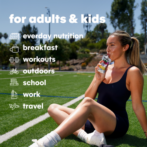 Noka® Strawberry Banana Superfood Smoothies + Immune Support Perspective: bottom