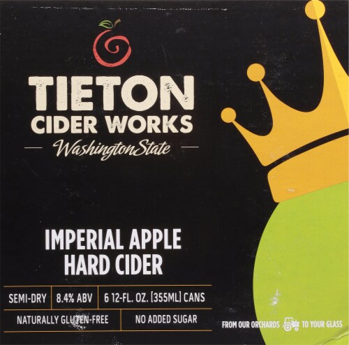 Tieton Cider Works Imperial Apple Hard Cider Cans Perspective: bottom
