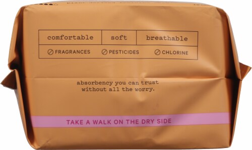 The Honey Pot® Organic Incontinence Daytime Pads With Wings Perspective: bottom