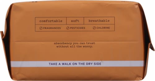 The Honey Pot® Organic Incontinence Overnight Pads With Wings Perspective: bottom
