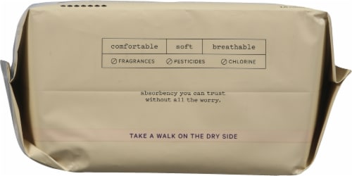 The Honey Pot® Incontinence Organic Cotton Non Herbal Nighttime Pads Perspective: bottom