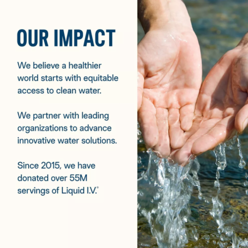 Liquid I.V.® Hydration Multiplier® Watermelon Electrolyte Drink Mix Packets Perspective: bottom