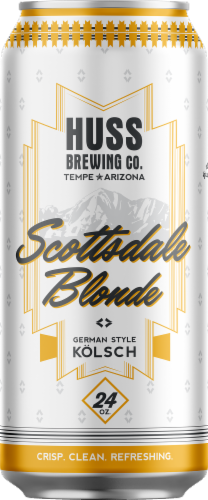 Huss Brewing Co. Scottsdale Blonde German Style Kolsch Perspective: bottom
