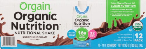 Orgain Organic Nutrition Vegan Smooth Chocolate All-In-One Nutritional Shake Perspective: bottom