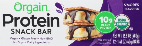 Orgain® Organic S'Mores Protein Snack Bars Perspective: bottom