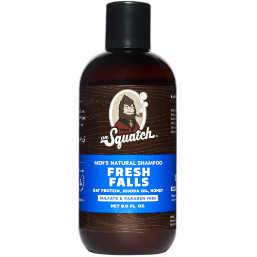 Dr. Squatch® Men's Natural Fresh Falls Shampoo Perspective: bottom