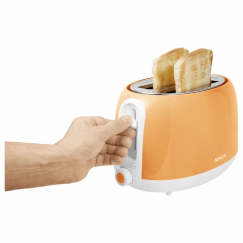 Sencor 2-Slot Toaster - Peach Orange Perspective: bottom