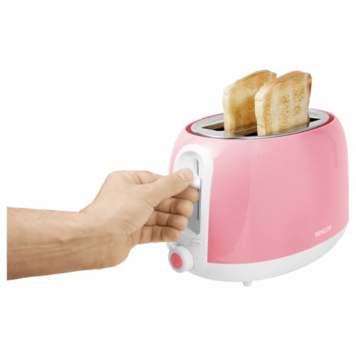 Sencor 2-Slot Toaster - Coral Red Perspective: bottom