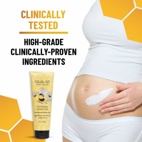 Body Buzz Post Pregnancy Recovery Cream 8oz Perspective: bottom