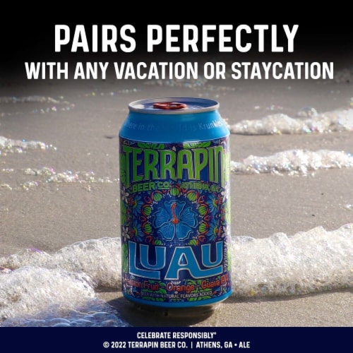 Terrapin Luau Krunkles IPA Craft Beer Single Can Perspective: bottom
