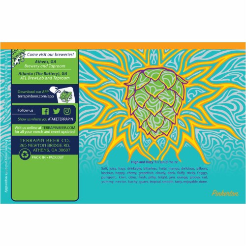 Terrapin Beer Co. High & Hazy IPA Perspective: bottom