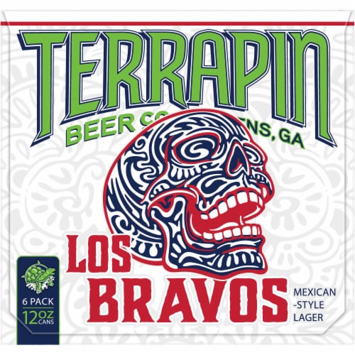 Terrapin Los Bravos Pale Lager Beer Cans Perspective: bottom