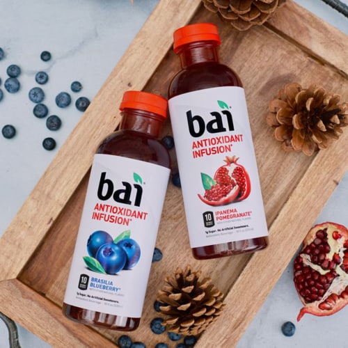 Bai® Antioxidant Infused Ipanema Pomegranate Flavored Bottled Water Perspective: bottom