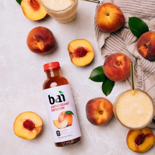 Bai® Antioxidant Infused Panama Peach Flavored Bottled Water Perspective: bottom