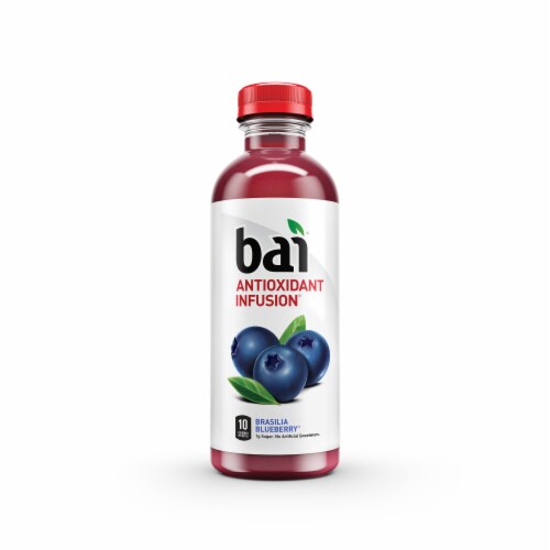 Bai® Antioxidant Infused Brasilia Blueberry Flavored Bottled Water Perspective: bottom