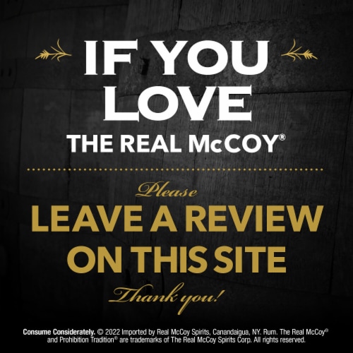 The Real McCoy Single Blended 5-Year Aged Rum Perspective: bottom