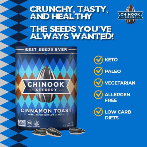 Cinnamon Toast Sunflower Seeds - 4oz Perspective: bottom