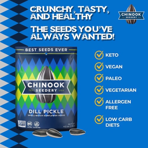 In-shell Sunflower Seeds - 4.7 oz - Dill Pickle Perspective: bottom