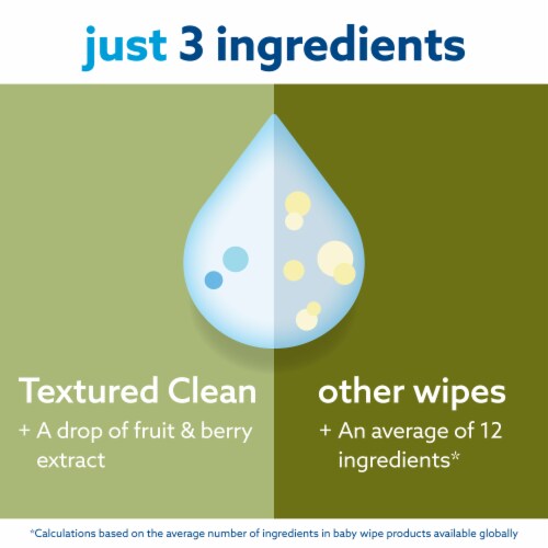 WaterWipes® Textured Clean Baby Wipes Perspective: bottom