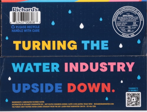 Richard's™ Sparkling Bottled Water Perspective: bottom